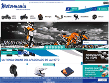 Tablet Screenshot of motormaniaonline.com